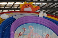 Toboggan gonflable extérieur d'amusement commercial Offre Spéciale grand parc aquatique toboggans avec piscine pour adultes