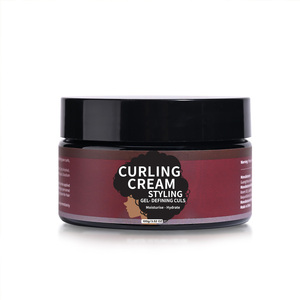 Crème <span class=keywords><strong>coiffante</strong></span> pour <span class=keywords><strong>cheveux</strong></span> <span class=keywords><strong>bouclés</strong></span> à base de plantes, best-seller, marque privée, hydratante, volumisante, soin profond, sans rinçage, 100g - Product Image 2