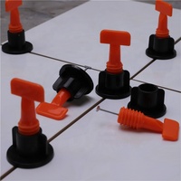NIUYUAN Vente chaude 50 pièces Système de nivellement de carrelage réutilisable T-lock utile pour le revêtement de sol