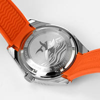 Montre mécanique automatique pour homme en acier inoxydable avec lunette en céramique, verre saphir et mouvement japonais Miyota