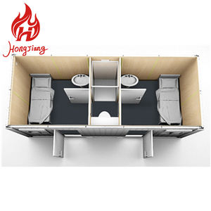 Cina Casa Container Prefabbricata Economica 20 ft 40 ft Modulare Mobile Portatile con 2-3 Camere da Letto Ufficio da Cantiere Edificio per Uffici in Acciaio - Product Image 3