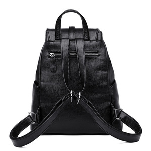 Hot Selling <strong>Mini</strong> <strong>Backpack</strong> <strong>Purse</strong> for Girls Teens Women <strong>Purses</strong> PU Leather <strong>Backpack</strong> Shoulder Bag Ladies Handbags Black Waterproof - Product Image 2
