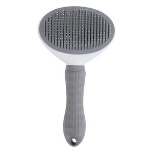 Peigne démêlant pour chiens et chats à un bouton, brosse de toilettage pour animaux de compagnie, nettoyage et brossage des poils, pas cher - Product Image 1