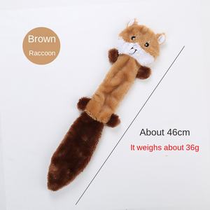 Vendita in fabbrica interattivo con suono vocale procione Multipet giocattoli per cani in peluche accessori per animali domestici alla rinfusa giocattoli per animali domestici divertenti - Product Image 2