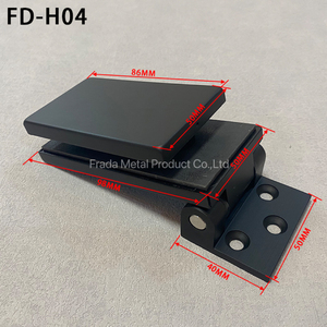 Bisagras pivotantes de vidrio a vidrio de 180 grados de latón, bisagras para puerta de ducha, bisagra de vidrio para Baño - Product Image 5