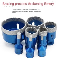 Ouvre-trous brasés M14, foret central de poinçonnage de carreaux de céramique en pierre de diamant pour meuleuse d'angle pour applications transfrontalières