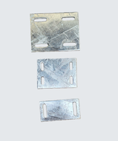 Plaque d'acier galvanisée anti-corrosion Q235B, fabrication OEM de plaques d'acier usinées pour composants d'ingénierie des ponts