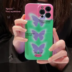 Fillin Fantasy Butterfly 15promax Phone Case for iPhone 13 Vintage Spicy Girl 12 Full Pack 11 Suitable 14 Hard Case