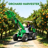 Machine de récolte vibrante pour noix, récolteuse de fruits par secouage et récupération