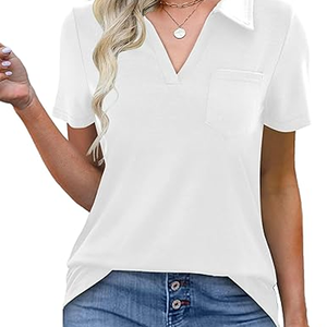 Camisas Polo ajustadas transpirables de ajuste seco para mujer logotipo personalizado impreso nueva llegada al por mayor - Product Image 4