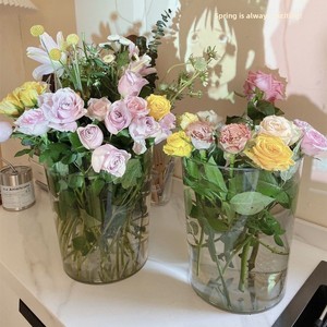 <span class=keywords><strong>Vase</strong></span> <span class=keywords><strong>hydroponique</strong></span> de seau d'éveil de fleurs fraîches de Rose transparente pour les nécessités quotidiennes d'anniversaire ménage - Product Image 5
