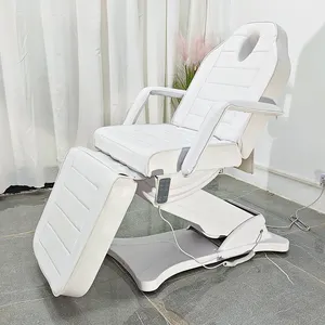 마사지 테이블 스파 침대 전기 페이셜 합성 가죽 트리트먼트 베드 3 모터 미용 건강 의자 의료 침대
