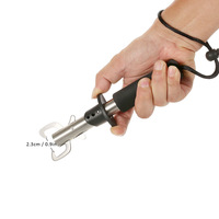 Portable Stainless Steel Fish Lip Grip Fishing Grabber Strong Professional Fishing Gripper Trigger for Fisherman