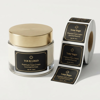 Étiquettes de parfum personnalisées en rouleau, autocollants imperméables en feuille d'or, ensemble d'étiquettes mates pour la marque de parfums de luxe