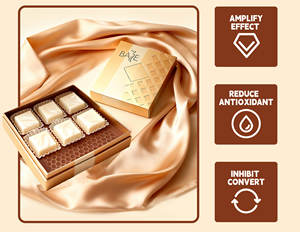 <span class=keywords><strong>BASE</strong></span>/OEM Beauty Suplemento de proteína de chocolate con colágeno y glutatión para iluminar la piel Crecimiento de <span class=keywords><strong>uñas</strong></span> y cabello Chocolate brillante - Product Image 2