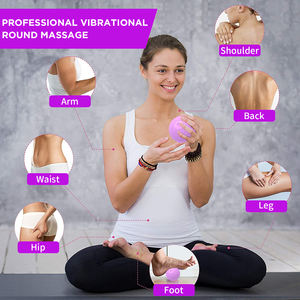 Deep Tissue Fitness Massager USB Rechargeable 10 Vitesses Portable Électrique Vibrant Corps Balle De <span class=keywords><strong>Massage</strong></span> - Product Image 4