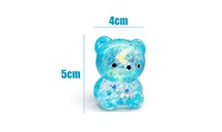 SQUISHMEEZ TPR Maltose Glitter Mini Animal Squishy Anti-stress Canard Capybara Ours Jouet à Presser Amusant Cadeau de Fête Décompression Stress