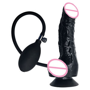 Dildo <span class=keywords><strong>penis</strong></span> tiup karet buatan realistis untuk wanita mainan seks - Product Image 1