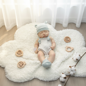 Muñeca Bebé <span class=keywords><strong>Reborn</strong></span> de Silicona Suave de 18 Pulgadas, Juguete <span class=keywords><strong>para</strong></span> Niños con Almohada/Chupón/Pañal/Biberón - Product Image 4