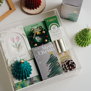 Vela de aromaterapia artesanal con forma de árbol de Navidad, regalo práctico y pequeño, adorno perfumado para exportación. - Product Image 3
