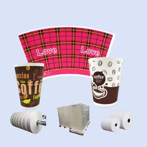 कागज कप के लिए फैक्टरी थोक कागज कप कच्चे माल का निर्माण