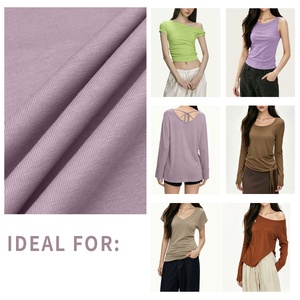 Tissu <span class=keywords><strong>jersey</strong></span> simple en mélange <span class=keywords><strong>de</strong></span> coton peigné et <span class=keywords><strong>de</strong></span> <span class=keywords><strong>lin</strong></span> <span class=keywords><strong>de</strong></span> qualité supérieure, respirant et absorbant l'humidité, idéal pour les t-shirts, les robes et les vêtements <span class=keywords><strong>de</strong></span> détente - Product Image 4