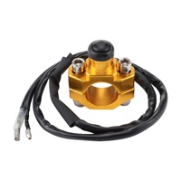 GOOFIT 7/8 "22mm Guidon 2 Fils CNC Kill Stop Switch Remplacement pour YZ250 YZ450 WR250 WR450 ATV Scooter Quad Moped Dirt Bike