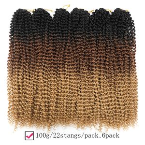 Extension per Capelli Lunghi e Ricci da <span class=keywords><strong>Donna</strong></span> Nera, Twist Passion, Onda d'Acqua, Capelli all'Uncinetto, Twist a Molla, Trecce all'Uncinetto - Product Image 3