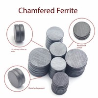 Aimants permanents en ferrite céramique industrielle Y30BH Y30, aimants personnalisés pour haut-parleurs, traitement de flexion, aimants toroïdaux en ferrite ronds