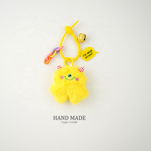Nouveau style 2026 : Adorables porte-clés monstres en peluche, pendentifs pour sacs d'école, petites décorations suspendues, porte-clés - Product Image 6
