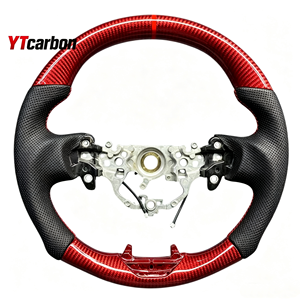 Volant de course personnalisé en fibre de carbone véritable YTcarbon pour <span class=keywords><strong>Musso</strong></span> Sports 18+ - Accessoires intérieurs de voiture - Product Image 6