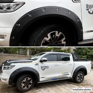 Accesorios Universales Flexibles para Automóviles, Guardabarros de Plástico ABS 4x4 Negros para Great Wall PAO - Product Image 3