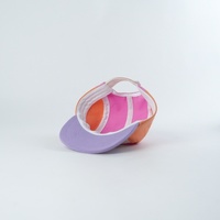 Casquette de camping pour enfant en coton non structuré à 5 panneaux, légère, pour la course et le camping en plein air