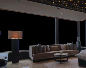 Ingrosso puro Black Out 1.52*30 M/Roll No Light Blackout Privacy vetro pellicola colorata - Product Image 3