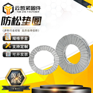 Rondelles plates embossées à double face autobloquantes personnalisées, rondelles de blocage anti-desserrage et antidérapantes - Product Image 1