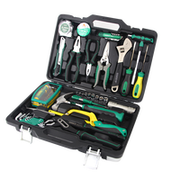 8-75 pièces portable Maison BRICOLAGE Outils à main Kit multifonctionnel de Combinaison de ménage Ensemble d'outils avec boîte à Outils En Plastique