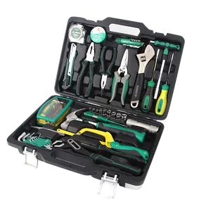 8-75 pcs portable Home DIY hand Tools Kit, multifunctional household Combination tools Set with Plastic Tool box