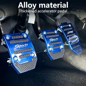 Universele aluminiumlegering antislip pedaalhoezen voor rem, gaspedaal en koppeling voor handgeschakelde en automatische transmissie - Product Image 4