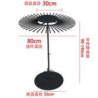 Cadre en fer ménage écharpe présentoir magasin de meubles écharpe et drap de lit présentoir oreiller couette couverture supports de stockage