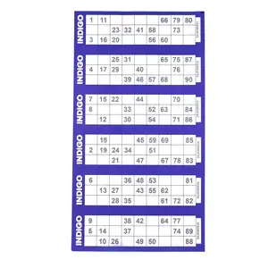 High-Quality Bingo Game Cards Customized Printing Wholesale Support Personalized Design