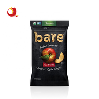 Sacs d'emballage en plastique biodégradables personnalisés pour fruits secs et pommes, pochette pour snacks et aliments avec logos