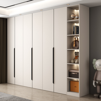 Offre Spéciale : Ensemble de Dressing Moderne Classique Personnalisé pour Chambre à Coucher, Armoire Autoportante à Portes Coulissantes Verrouillables, Rangement Écologique pour Salon