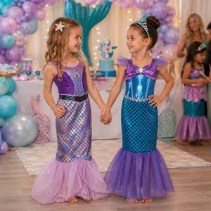 Costume <span class=keywords><strong>da</strong></span> <span class=keywords><strong>Sirena</strong></span> <span class=keywords><strong>per</strong></span> <span class=keywords><strong>Bambina</strong></span> in Offerta, Abito <span class=keywords><strong>per</strong></span> Festa di Compleanno e Halloween - Product Image 2