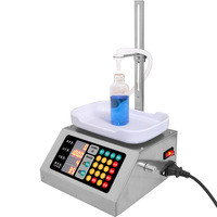 TEBAK Machine de remplissage de lait liquide au miel Bouteille pulvérisatrice Huile comestible Pâte de sésame Petite machine de remplissage automatique de type établi