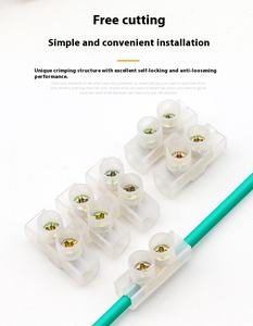 X3 serisi plastik naylon PA klemensler 3/5/10/20/30/60/80/100/150A-12 kablolama sıra tel konektörü - Product Image 4