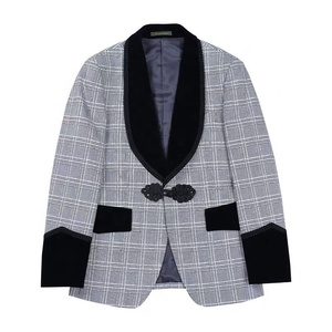MTM hecho a medida hombres esmoquin trajes <span class=keywords><strong>de</strong></span> boda hecho a mano personalizado chaqueta pantalón <span class=keywords><strong>chaleco</strong></span> hombres <span class=keywords><strong>ceremonia</strong></span> fiesta traje Casual - Product Image 2