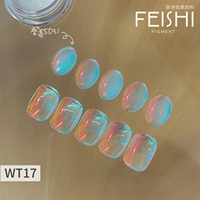 2025 Offre Spéciale outre-mer vernis à ongles Pigment Aurora poudre ongles fournitures Pigment caméléon couleur bonbon peinture à ongles Pigment poudre