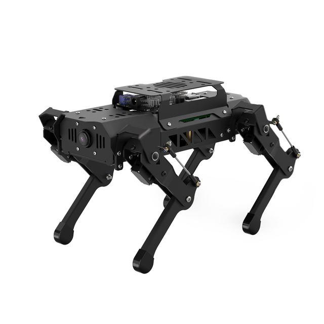 Hiwonder PuppyPi ROS Open Source Quadruped AI Vision Voice Interaction AI Large Model ChatGPT Robot Dog Powered by Raspberry Pi
