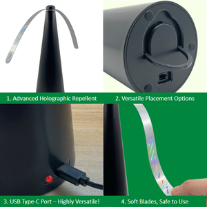 Matamoscas Portátiles Ecológicos Desechables con Alimentación USB para Campamentos, Reuniones en el Jardín, Picnics, Barbacoas al Aire Libre, de Calidad - Product Image 6