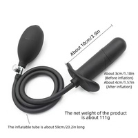 Nouveau Gonflable Extensible Anal Plug Expansion Gode Pompe Butt Plugs Femme Anus Dilatateur Prostate Massage Sex Toys Pour Hommes